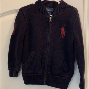 Polo By Ralph Lauren Zip-up Sweater!
